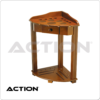 Deluxe 8 Cue Floor Rack w/ Drawer - Honey